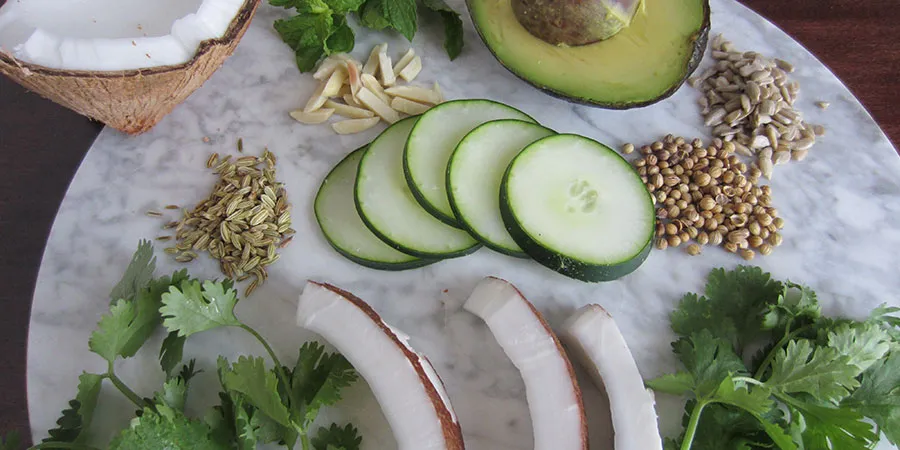 Cooling Pitta-pacifying foods for children's balanced diet